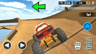 Jogo de Carro de Corrida - Monster Truck Mega Ramp Android screenshot 1