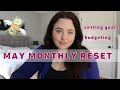 MAY MONTHLY RESET💐 may goals, planning for the month, daily habits & finance