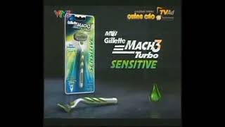 Tháng 11.2011 VTV3 Hình hiệu Quảng cáo Gillette mach 3 Turbo Sensitive 5s TVC Archives