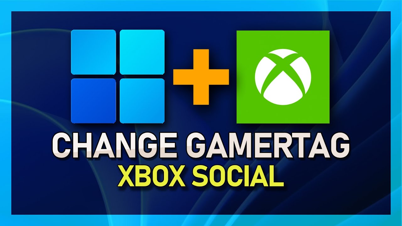 Xbox Social How To Change Gamertag - YouTube