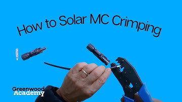 How to Correctly Crimp MC4