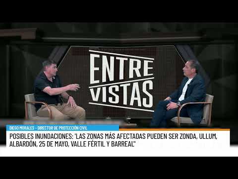 The areas most affected could be Zonda, Ullum, Albardón, 25 de Mayo, Valle Fértil, and Barreal