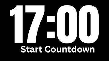 17 Minute Time │ Countdown Timer 17 Minutes │ Silent Timer