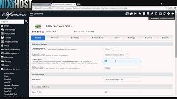 Installing Little Software Stats with Softaculous in cPanel