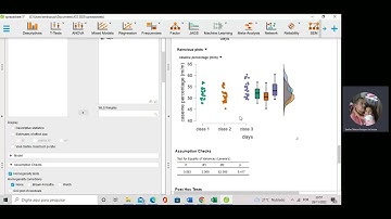 One-way ANOVA and boxplots