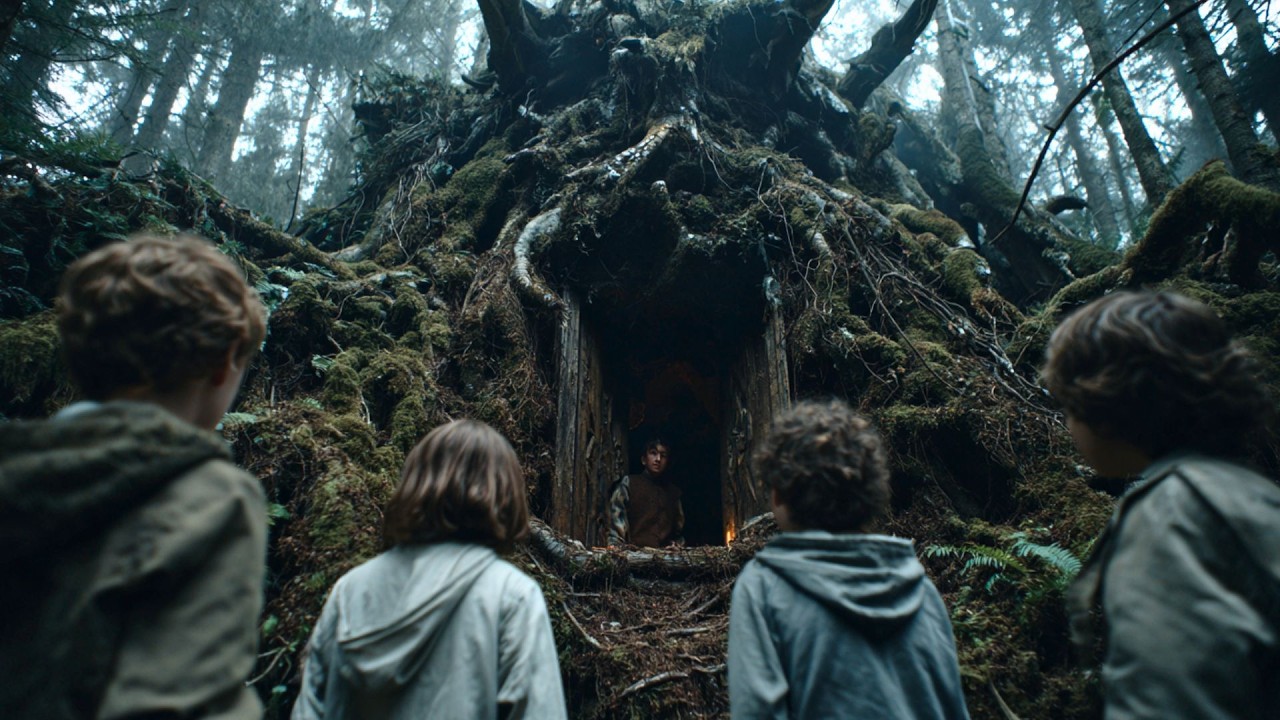 Miniatura de YouTube: ¡Cuatro Niños Abrieron Una Puerta Prohibida En El Bosque! | Peliculas Completas en Español Latino 4k