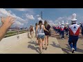 Marching into Nissan Stadium with the TSU Marching Band`