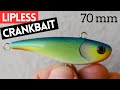 Making a lipless crankbait lure that catches fish