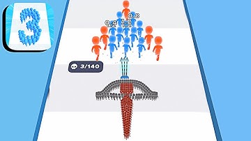 Crowd Number 3D ​- All Levels Gameplay Android,ios