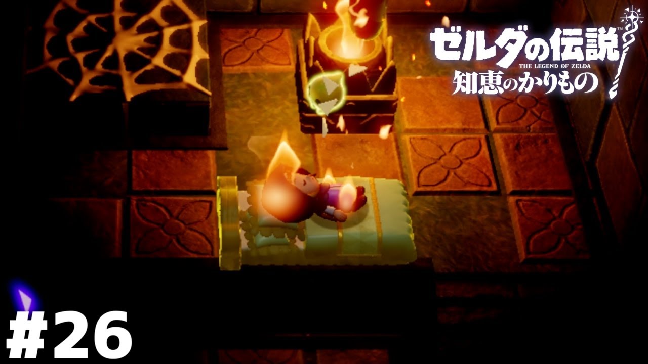 炎に包まれながら眠れるのなんて姫様かのび太くらいのもんですよ【ゼルダの伝説 知恵のかりもの】＃２６
