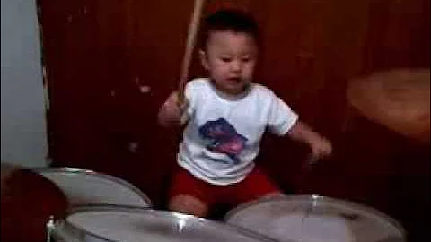 Timothy Brady Christian first drum video :) (1st P...