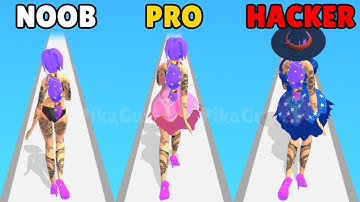 NOOB vs PRO vs HACKER in Flip and Dress