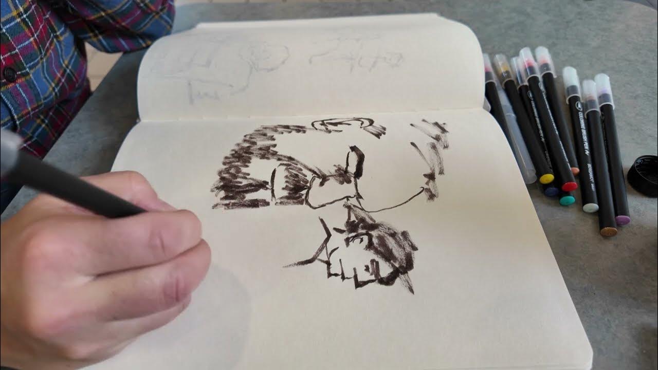 I Love Cheap Sketchbooks for My Art Journals Art Making 061 YouTube