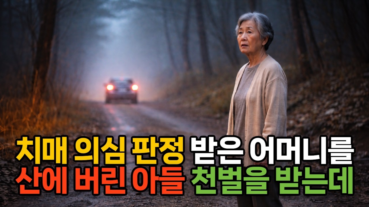 치매 의심 판정 받자 산에 버리고 간 아들 알고 보니 범인은 따로 있었는데 