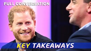 🎤 [Full Speech] Prince Harry &amp; BetterUp CEO in San Francisco 💖