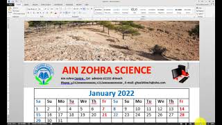 How to Create Calendar in Microsoft  Word Tutorial
