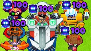 All 5 Max Paragons At the Same Time in BTD6!!