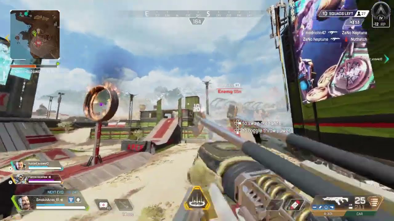 Apex Legends Fuse Knuckle Cluster Squad Wipe
