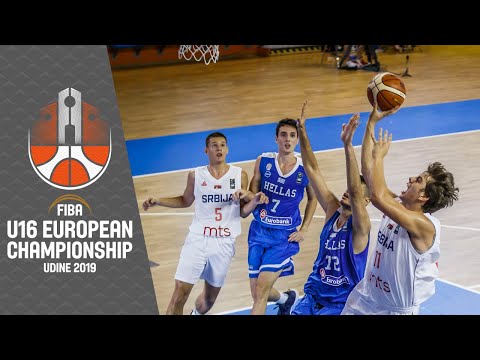 Serbia v Greece - Full Game - FIBA U16 European Championship 2019
