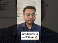 23% Returns in just 2 Weeks🔥