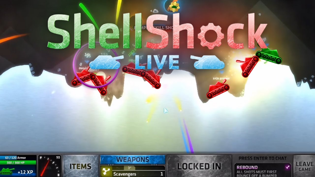 Rebound! - 2 Bouncy Ball Hits In A Row! - (ShellShock Live)