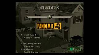 Gamecube - Army Men Rts Credits