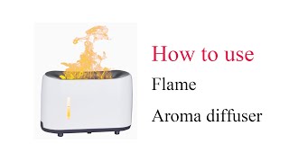 How to use flame aroma diffuser screenshot 1