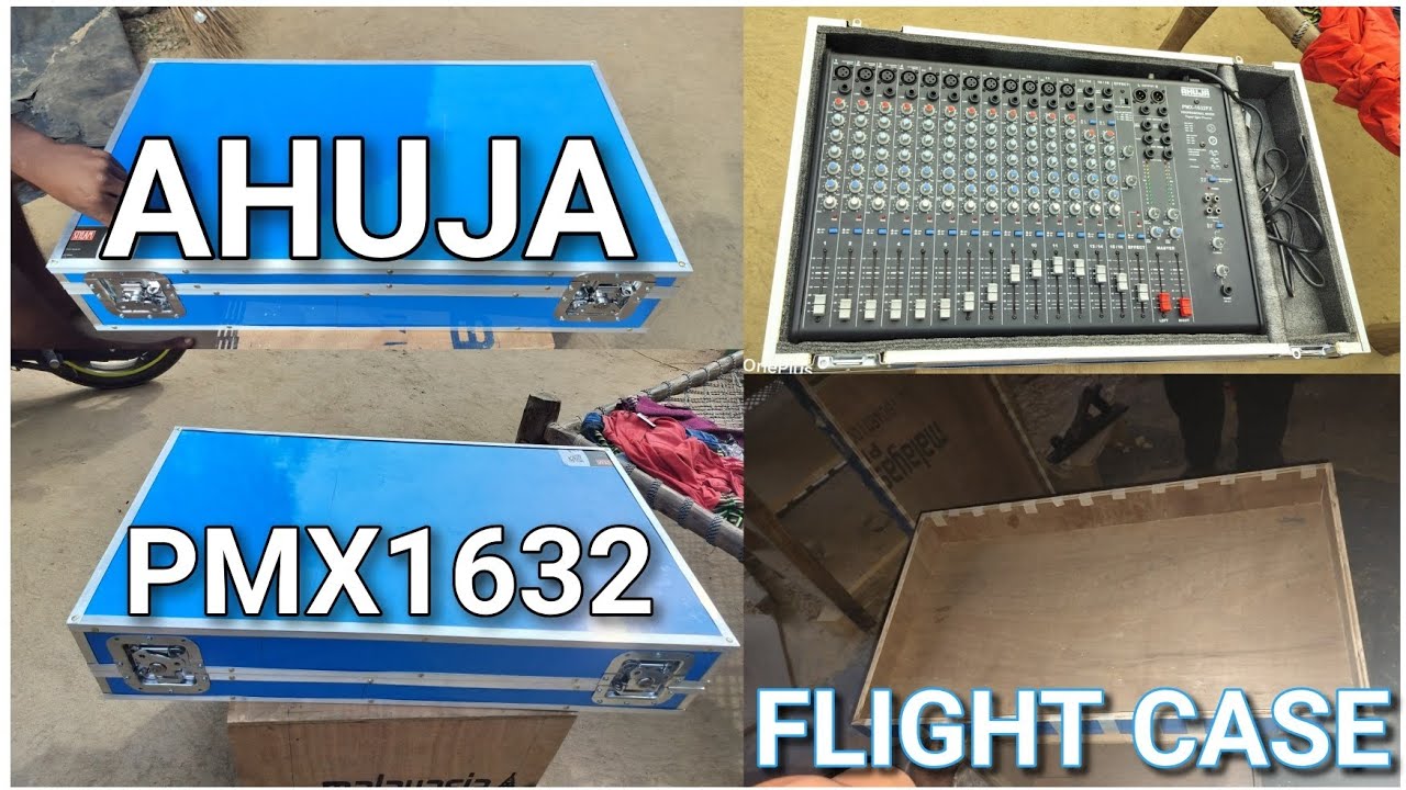 AHUJA PMX 1632 MIXER FLIGHT CASES 🎛️🎚️