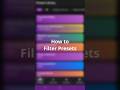 Filtering Preset in Binaural Beats Studio #binauralbeats