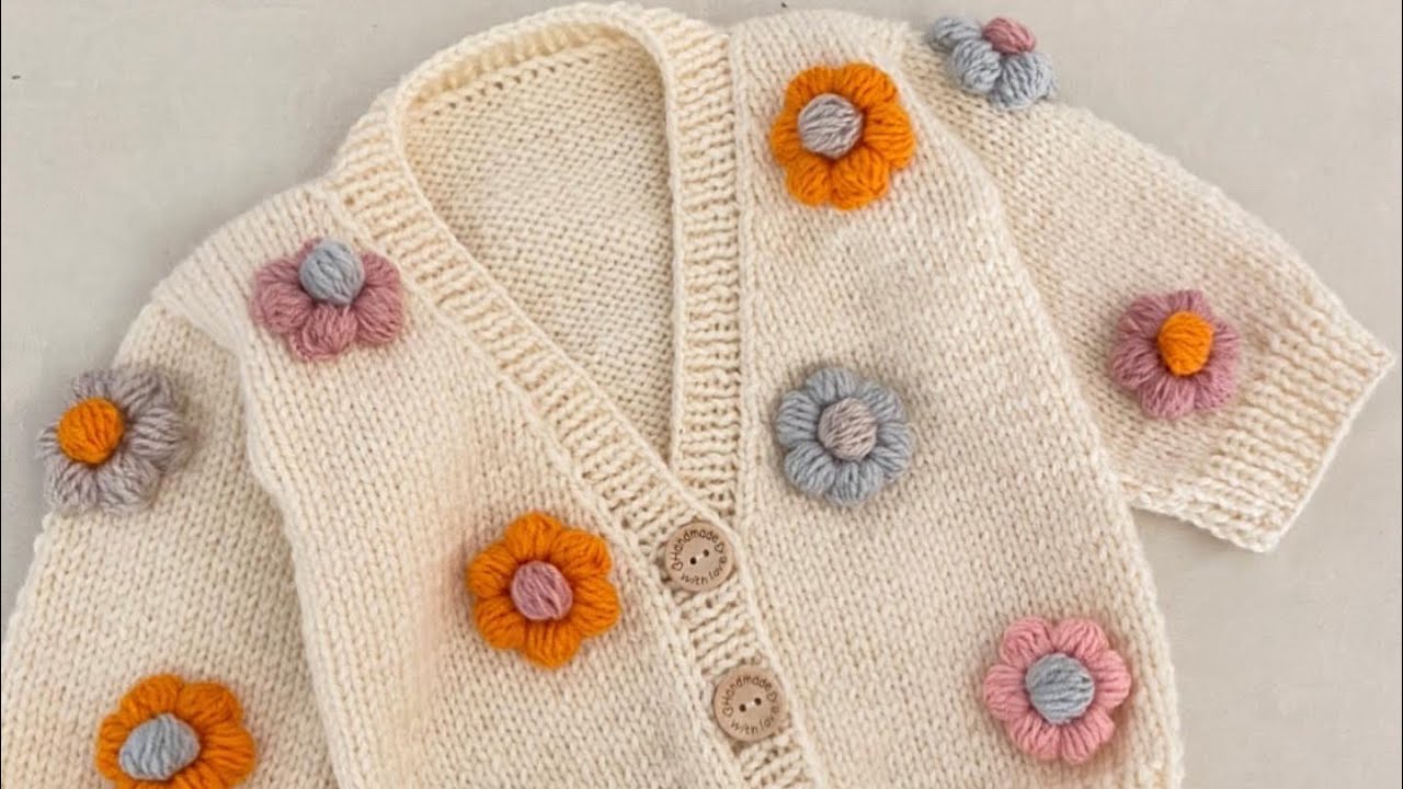 2 YAŞ ÇİÇEKLİ CROP HIRKA