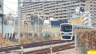 東京臨海高速鉄道70-000形Z8編成快速川越行きJR埼京線第一雲雀ヶ谷踏切通過