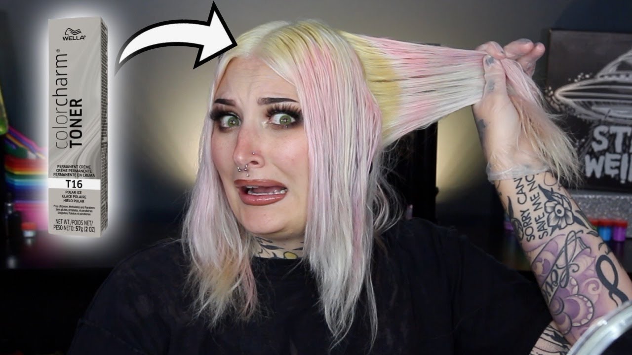 Trying To Tone These Yellow Roots 💛  NEW Wella Toners