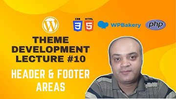 WordPress Theme Development using WPBakery Page Builder #10: Header & Footer Areas