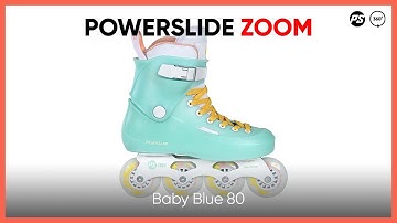 Powerslide Zoom Baby Blue 80 Urban Inline Skates - Product Video