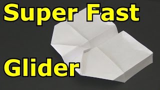 How to make a paper airplane that flies far and fast.