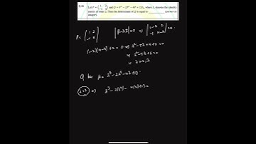 Eigenvalues & Determinant of Matrix Polynomial | GATE ST 2025 Problem-26 Linear Algebra | RitwikMath