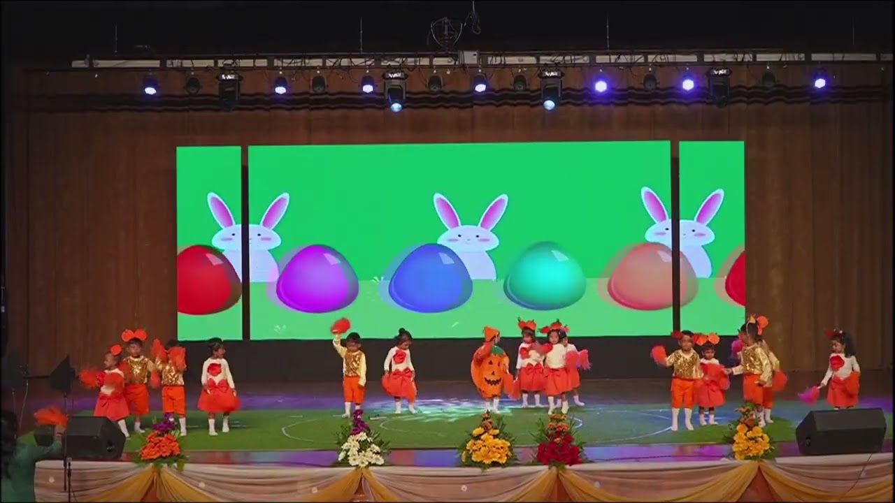Best Orange Colour Dance for Kids | The Tangerine Tempo | Eurokids Rukmininagar