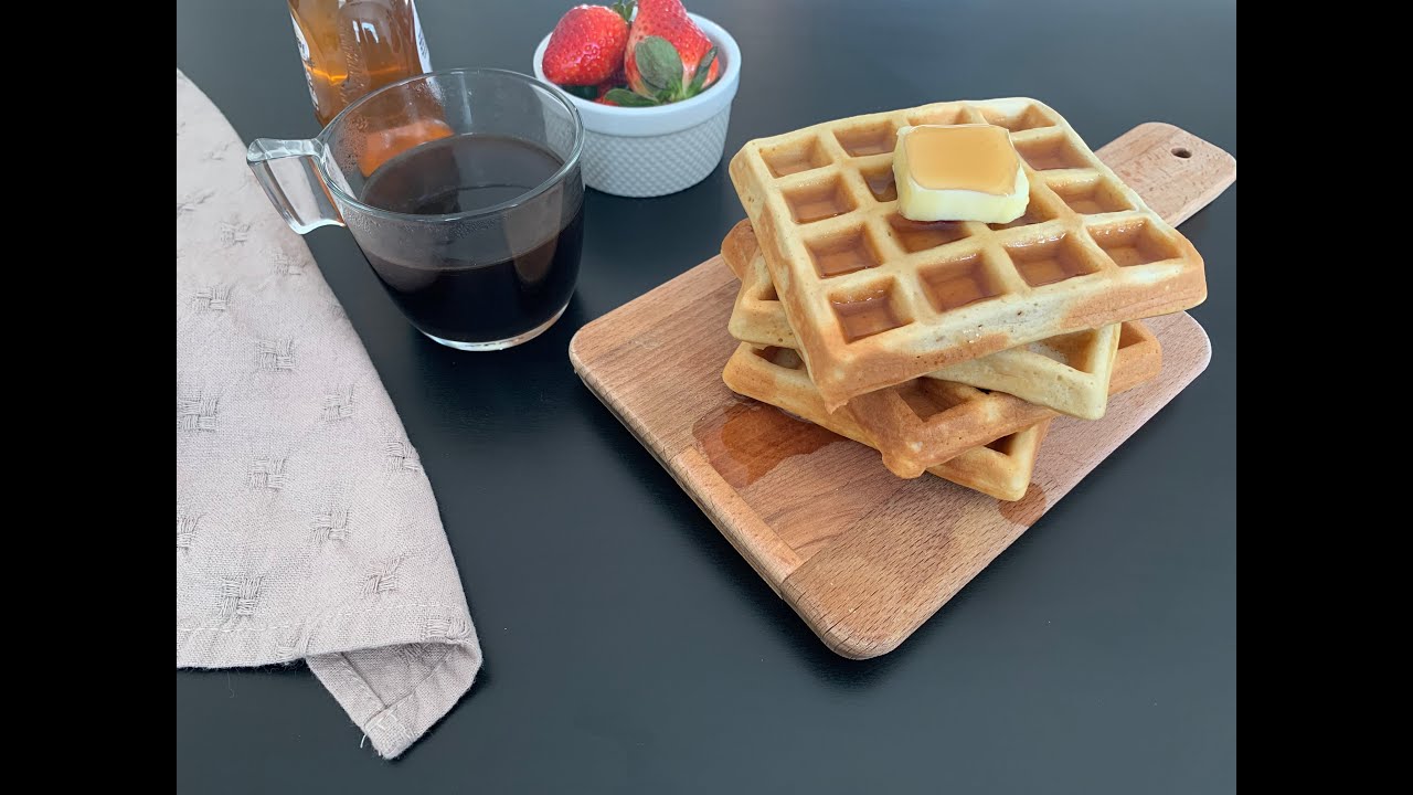 WAFFLES SIN MANTEQUILLA