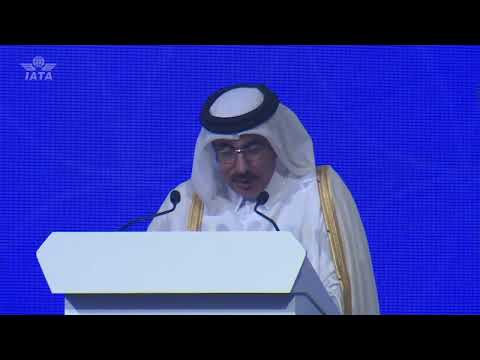 IATA AGM 2022: Jassim Saif Ahmed al Sulaiti, minister, Transport of Qatar