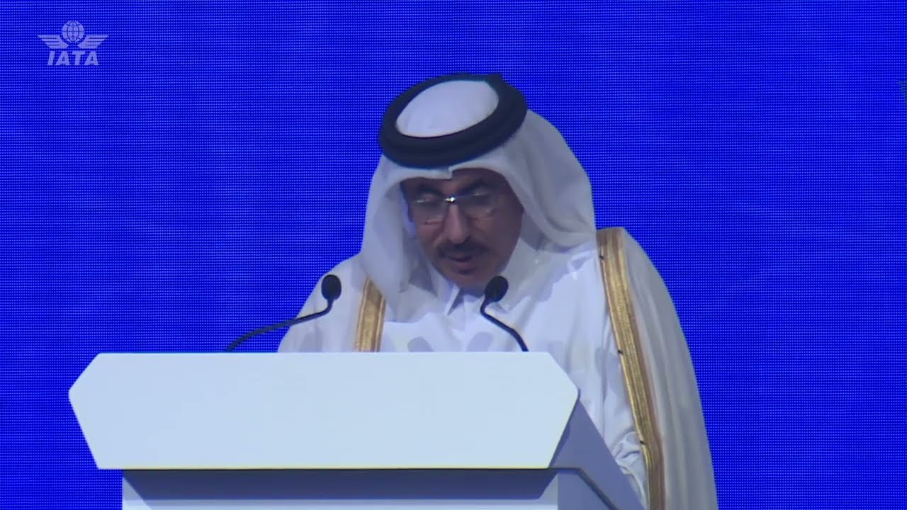 IATA AGM 2022: Jassim Saif Ahmed al Sulaiti, minister, Transport of Qatar