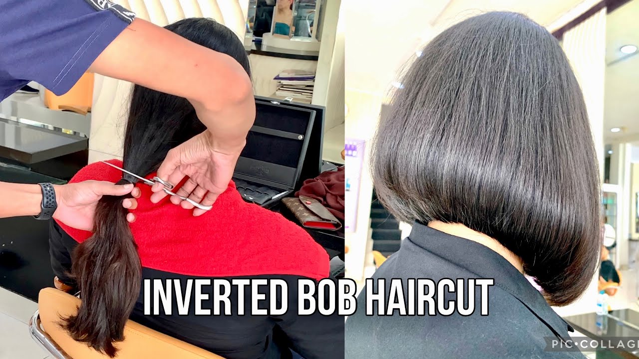 BOB HAIRCUT | Hair Transformation | Potong rambut bob | DIY | ASMR