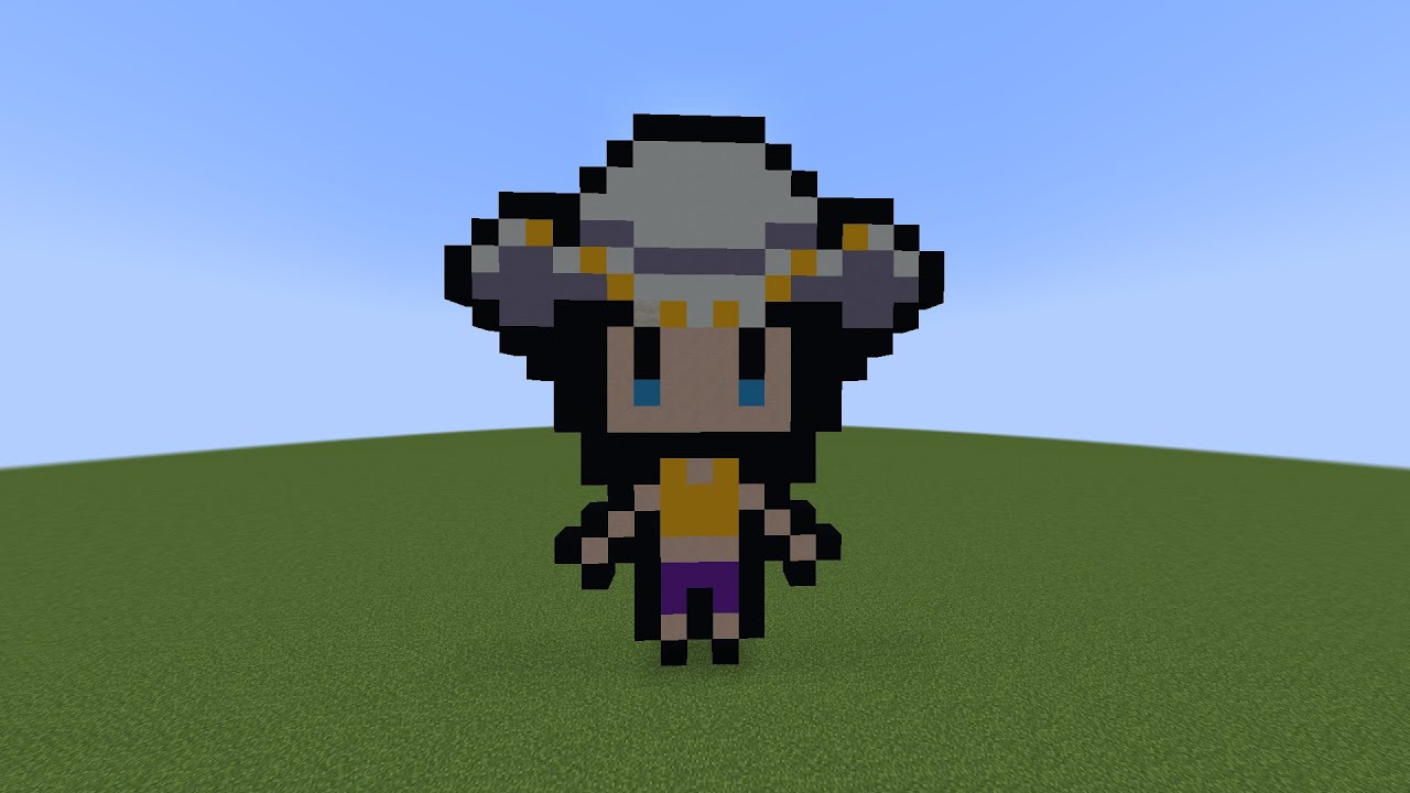 Robin Mini Build how to build Robin from one piece on Minecraft - YouTube