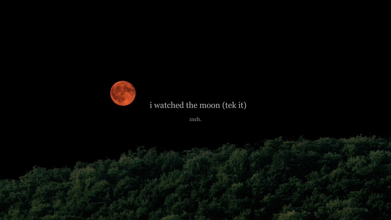 zxch. - i watch the moon (tek it) // lofi, chillhop, sleep, study