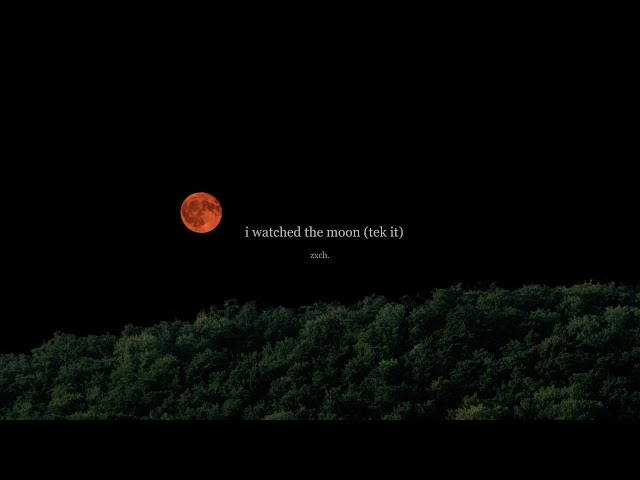 zxch. - i watch the moon (tek it) // lofi, chillhop, sleep, study