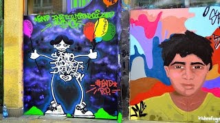 End Direct Provision mural, Crow St, Temple Bar, Dublin, Ireland (#EndDP)