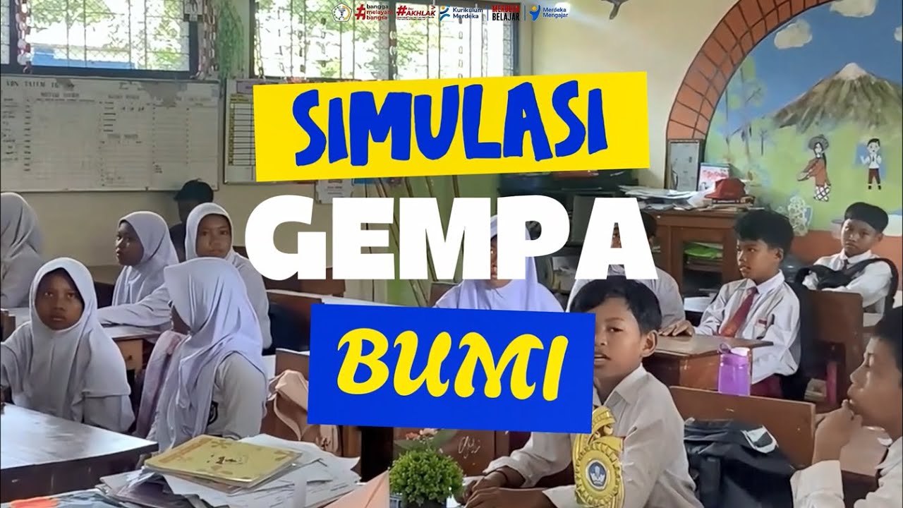 SIMULASI GEMPA BUMI - SD NEGERI TAJEM X MDMC CABANG MLATI