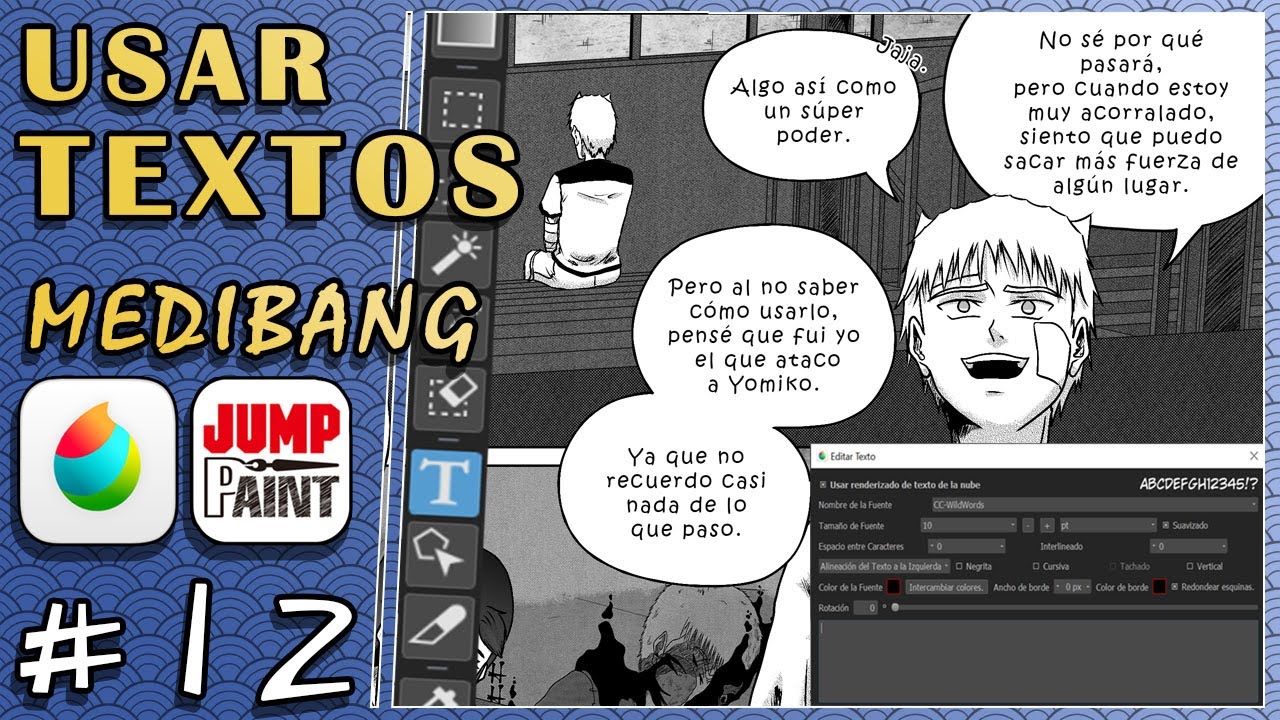 Textos en Medibang Paint Pro y Jump Paint Pc / 12 YouTube
