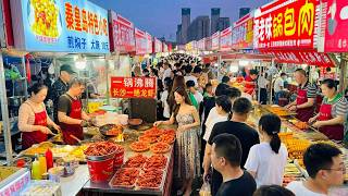 🔥Inside China Night Market | Epic Street Food Tour | Qinhuangdao's Gongfuzhuang Night Market