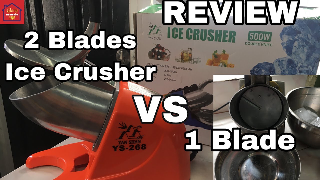 Ice Crusher Double Blade VS Ice Crusher Single Blade Ice Crusher