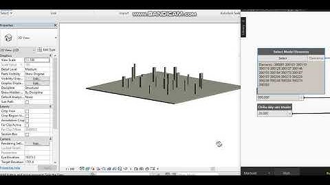 Vẽ cốp pha cột bằng Dynamo.